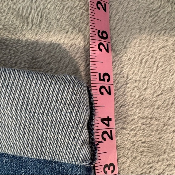 Hudson Ginny Straight Ankle w/Cuff Classic Blue Denim Wmn’s Jeans Sz 28 - Picture 4 of 10